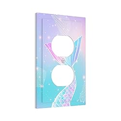 ShinyLuck Mermaid 1 Gang Electrical Duplex Outlet