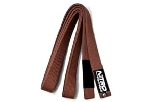 Nitro Fight Wear Adult BJJ Belt - White, Blue, Purple, Brown, Black - Brazilian Jiu Jitsu IBJJF