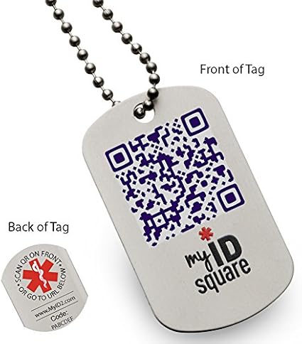 medical id dog tags engraved