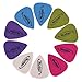 10 Pieces Felt Picks, Mudder Guitar Picks Plectrums for Ukulele, Multi-color