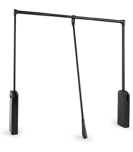 Heavy Duty Pull Down Closet Rod Aluminum Adjustable 20 48 Inch