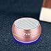 Pairy Portable Bluetooth Speakers with Hands-free Function for iPhone/iPad/PC and More (Rose Gold)