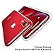 Meifigno Clear Designed for iPhone XR Case, Transparent Hard PC with Soft TPU Bumper, Protective Clear Case Phone Cover, Compatible with iPhone XR 6.1' (2018), Clear