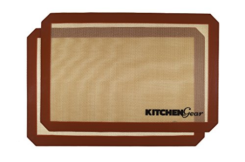 Kitchen Gear Silicone Baking Mats Set Of 2 Non Stick Buy