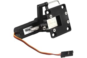 DKNTZO Plane Landing Gear, 1 Pc Electric Retractable Landing Gear for Plane Main Wheel Servo for RC Airplane Plane Accessories Spare Part PZ-15090SN