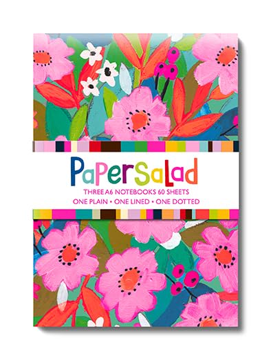 The Great British Card Company Paper Salad - Three A6 Notebooks - PSS0005