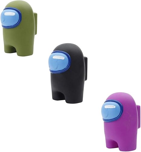 Amazon 宇宙人狼 人狼ゲーム フィギュア 3つセット Pvc人形 宇宙飛行士 おもちゃ ゲーム周辺 コスチューム用小物 クリスマス プレゼント 贈り物 可愛い 動物 アニマル D ロボット 子ども向けフィギュア ホビー