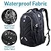 17.3 inch Laptop Backpack with Rain Cover Airbag Shockproof Water Resistant Travel Bag Work School College Backpacks for men and women,Black Business Backpack fit 15.6 17.3 laptops by Outjoy