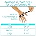 Vive Rheumatoid Arthritis Gloves - Men and Women Fingerless Compression Wrap for Hand Pain and Osteoarthritis - Black Hand Wrap for Arthritic Joint Symptom Relief - Open Finger Fit