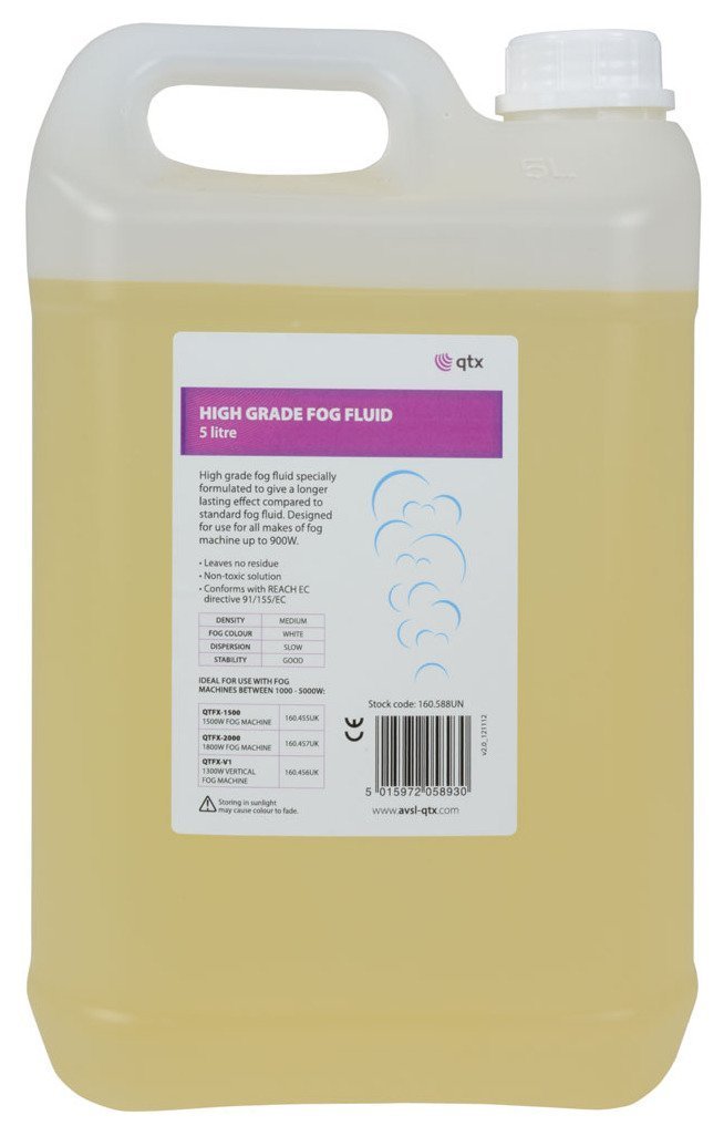 QTX High Grade Fog & Smoke Fluid 5Ltr