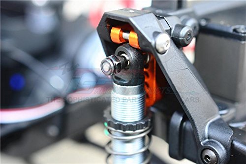 Traxxas TRX-4 Trail Defender Crawler Upgrade Parts Aluminum Adjustable Front And Rear Damper Mount - 4Pc Set Green
