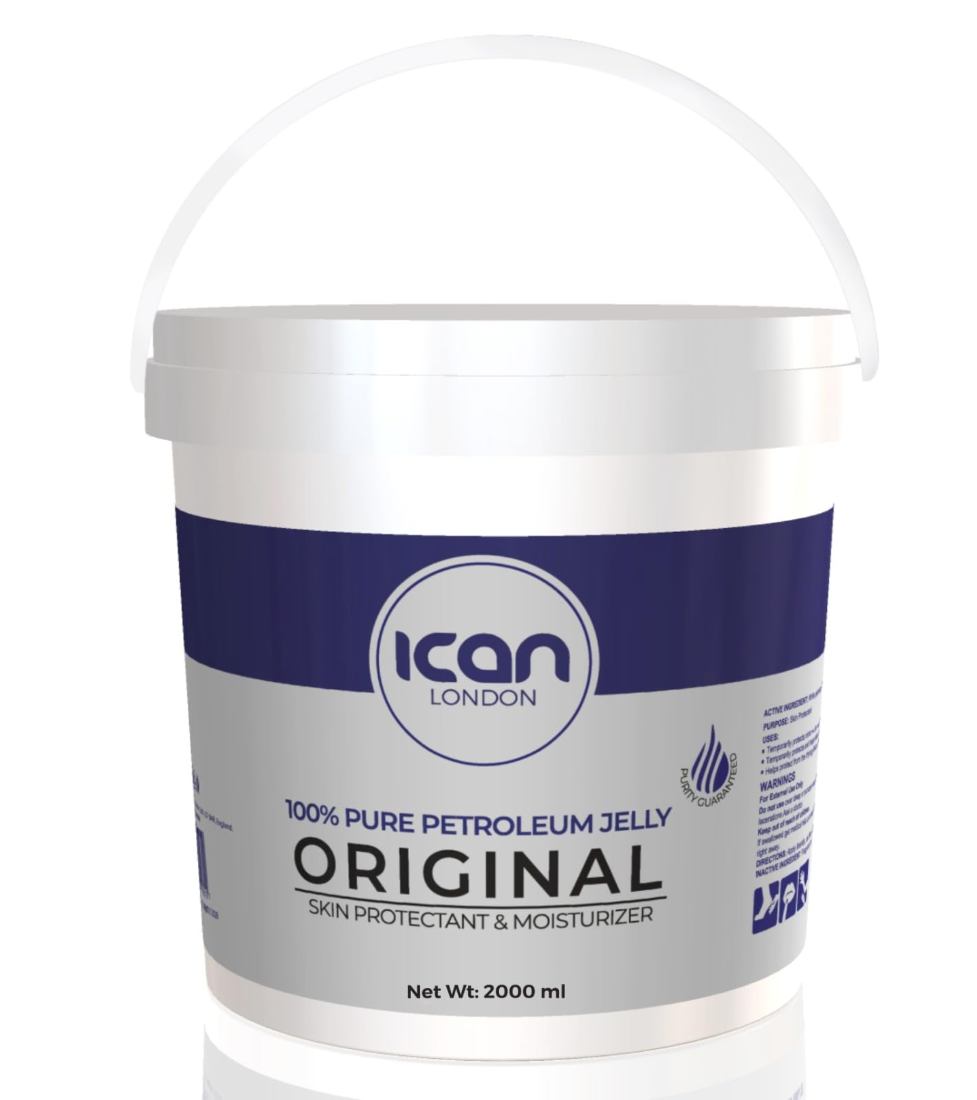 ICAN LONDON 100% PURE PETROLEUM JELLY ORIGINAL 2000g (2kg)
