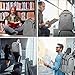 Laptop Backpack, TSA Friendly Business Travel Anti-Theft Laptop Backpack Bag for Womens Mens with USB Charging Port, Durable Water Resistant Collage School 15.6 Inch Computer Rucksack Daypack- Grey
