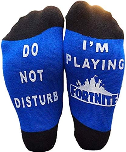 EPIC SOCKS - Do Not Disturb - I'm Playing For nite Novelty socks - Boys gifts