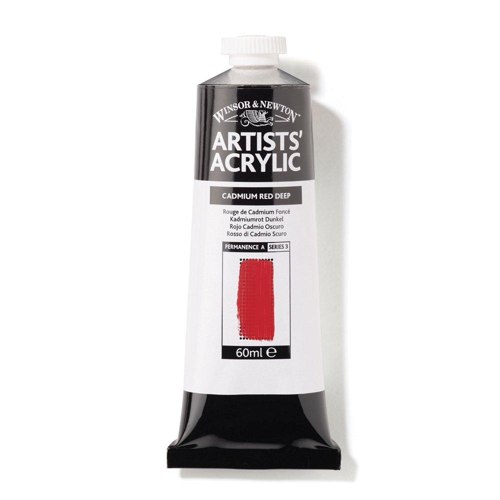 Winsor & Newton 2320421 60 ml Professional Acrylic Colour - Naphthol Red Light