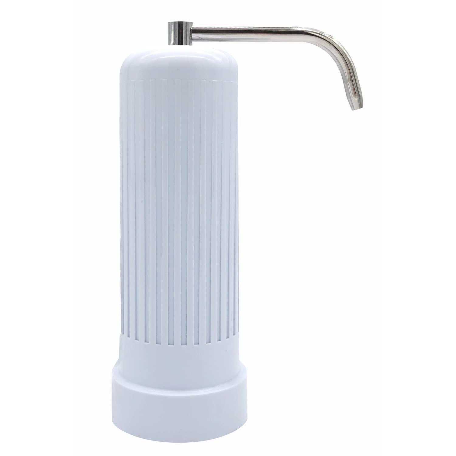 40,000-Gallon Water-Stream Maintenance Free Classic Countertop Water Filter, White