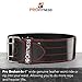 Weight Lifting Belt (4 Inch Wide) – Genuine Leather Workout Belt for Men & Women - Great for Weightlifting on Squats, Deadlift, Cross Training and Gym Workouts - Back Support and Injury Prevention