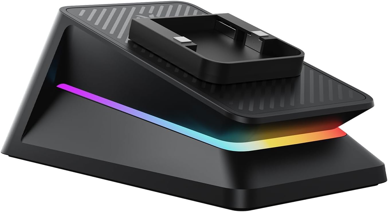 Rapoo P5 RGB Mouse Charging Dock, Compatible with VT9 Pro/VT3/VT3 GEN-2/VT7 Series Gaming Mice and MT760/MT760 PRO Multi-Device Mice