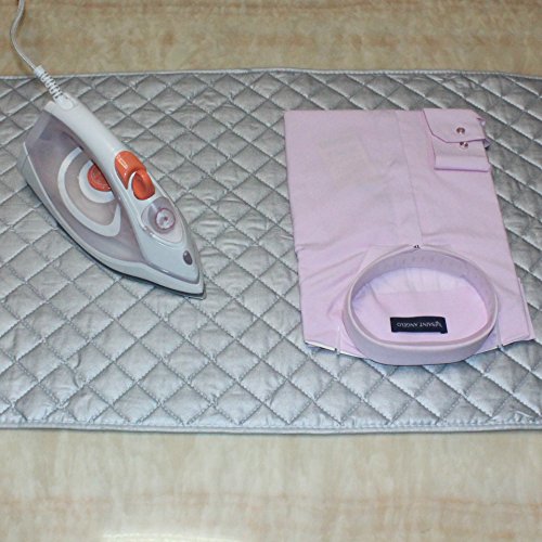 USONG 48 x 85cm Portable Home Travel Folding Pure Cotton Magnetic Iron Ironing Heat-resistant Board Mat Pad