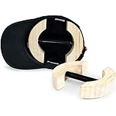 Houseables Hat Stretcher, Fitted Hat Stretcher, Baseball Cap Shaper, Cap Extender, Jack, Sizer, Expander, Resizer, Shaping, Former, Adjustable Wooden Block Spacers for Cowboy, Straw, Fedora, Sombrero