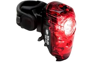 NiteRider Solas 250 USB Rechargeable Bike Tail Light – Ultra Bright Rear Bike Light for Night Riding – Bicycle Light with Daylight Flash Mode – Easy Install Taillight for Road, MTB, Ebike, Commuting