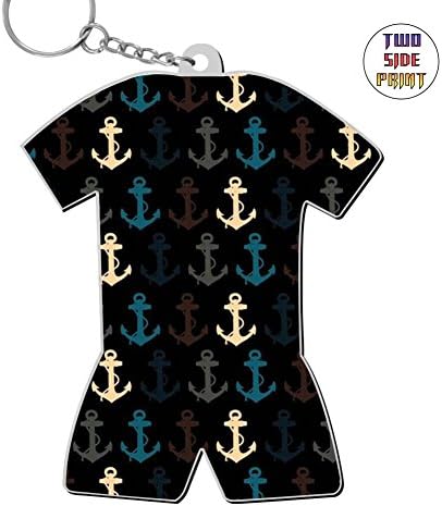 Creative Unique Anchor Pattern Key Ring Key Chain
