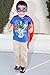 (Batman) ROXX Superhero Superman Kids Girl And Boy Cape and Mask Costume for Child