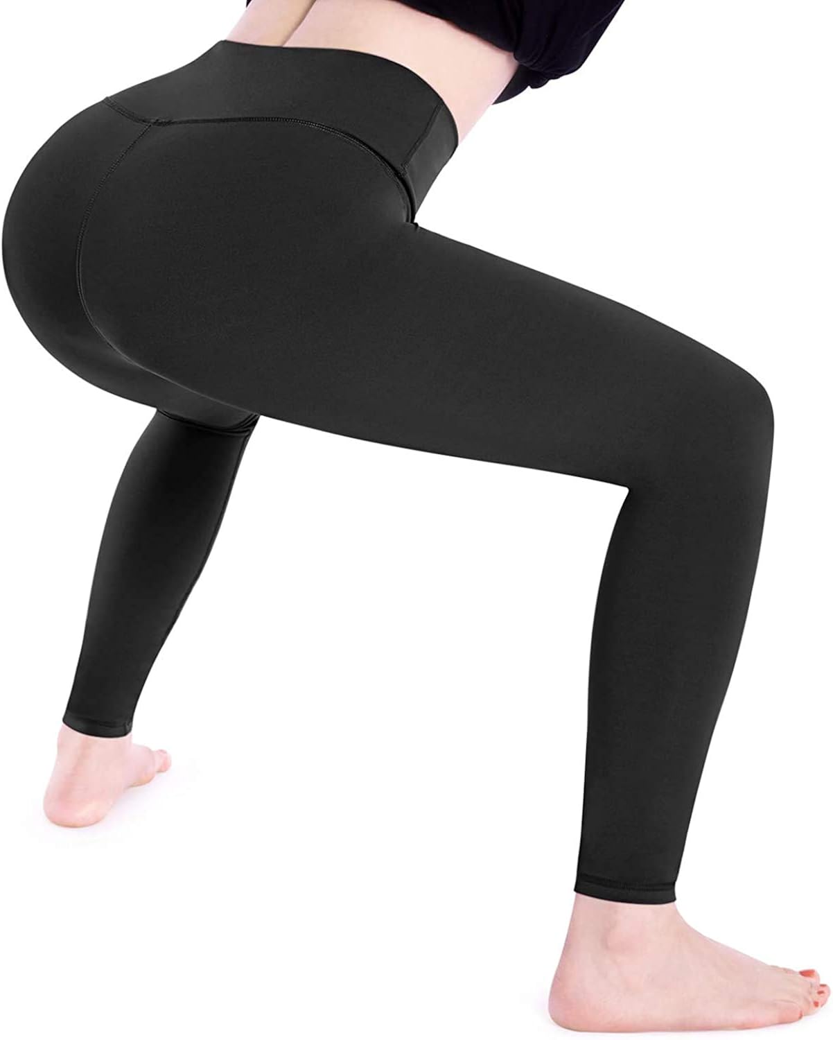 Womens Leggings-High Waisted Black Leggings for Women-Premium Jeggings for Workout, Yoga: Clothing