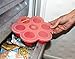 Homemade Baby Food Storage Containers - Silicone Freezer Trays With Lid 2oz Red