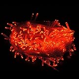 HDE Linkable LED String Lights Holiday Home Fairy Multifunction Wedding College Dorm Room Craft Decoration Expandable Rope Lights (100 Micro LEDs - Red)