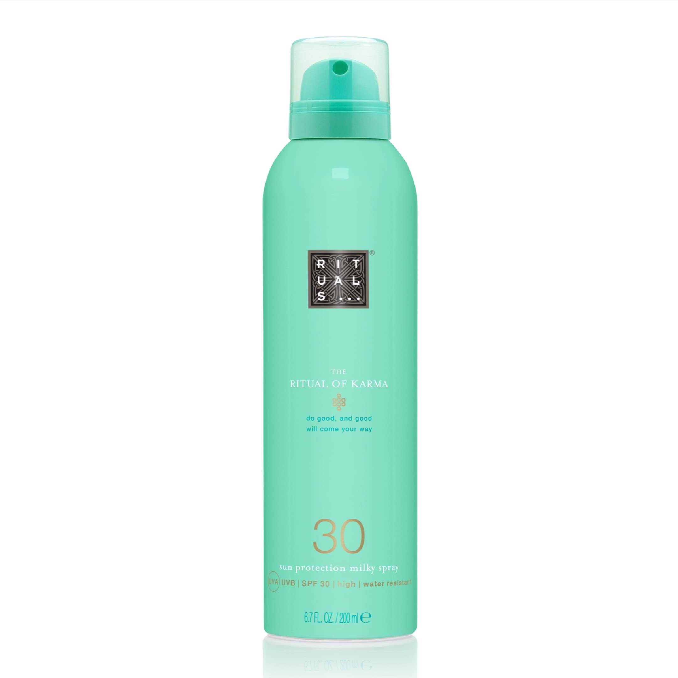 RITUALS Sun Protection Spray SPF 30 from The Ritual of Karma, 200 ml - With Aloe Vera, Holy Lotus, White Tea & Ginko Biloba - Hydrating Cooling Properties with Natural Antioxidants, UVA/UVB Protection