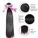 Jaja hair 8A Peruvian Virgin Hair Straight Hair 3/4 Bundles Deal 100% Unprocessed Silky Straight Human Hair Weave Weft Extensions Natural Color Can be Dyed