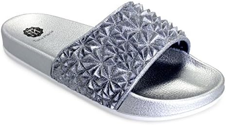 Carly Glitter Top Sliders - Womens Sandals Beach Flip Flops