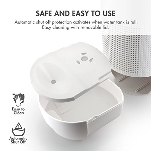 Tenergy Sorbi Mini Air Dehumidifier, Auto Shut-Off, Ultra Quiet Dehumidifier with LED Indicator, Portable Dehumidifier for Small Spaces, Closets, Small Bedroom, Office
