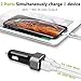 Car Charger, BrexLink 6A/36W Dual USB Ports Fast Car Charger Adapter, 2 Port Quick Cell Phone Car Accessories Compatible w. Samsung Galaxy S9 S8 Plus Note 9 8 S7, iPhone Xs XS Max XR X 8 Plus 7 6S 6