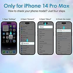 Hython for iPhone 14 Pro Max Case, Heavy Duty
