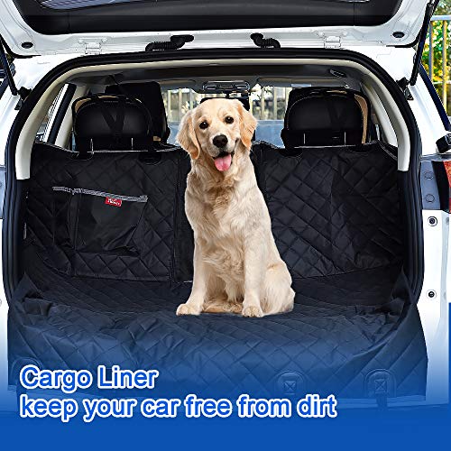 BellaBailey Dog Car Seat Cover Waterproof with Mesh Window, 1 Removable