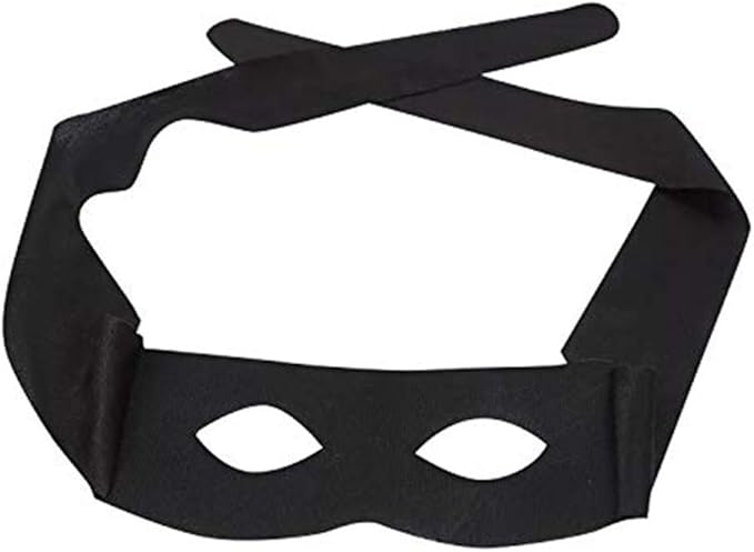 thematys Einbrecher Maske Panzerknacker Augenmaske schwarz - perfekt