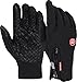 DREAMY Winter Warm Outdoor Cycling Glove Touchscreen Gloves for Smart Phone (Black1, X-Large)