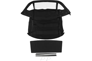 Convertible Top with Window, Black Convertible Top, Precise Cutting, Convertible Top for R107 280SL 350SL 380SL 450SL 560SL 5