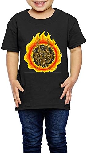 Anubis God of War Fire Boys' Girls' Cotton Short Sleeve T-Shirt 4 Toddler