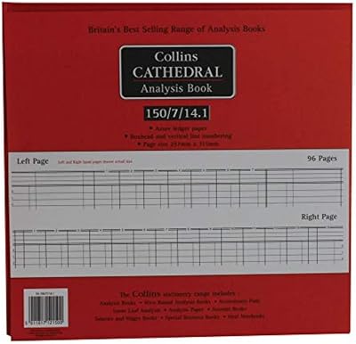 Collins Cathedral 150 Series Analysis Book 7 Debit 14 Credit 96pp 297x315mm