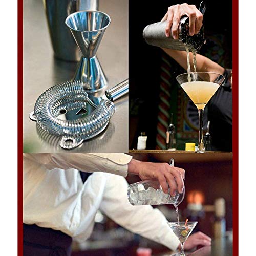 SILOLA Barkeeper-Kit 19-teiliges Bar-Tool-Set mit rustikalem, perfektem Bartending-Kit für zu Hause und Cocktail-Shaker… – Bild 4
