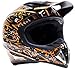 Typhoon Adult ATV MX Helmet Goggles Gloves Gear Combo Matte Orange w/Orange (Medium)