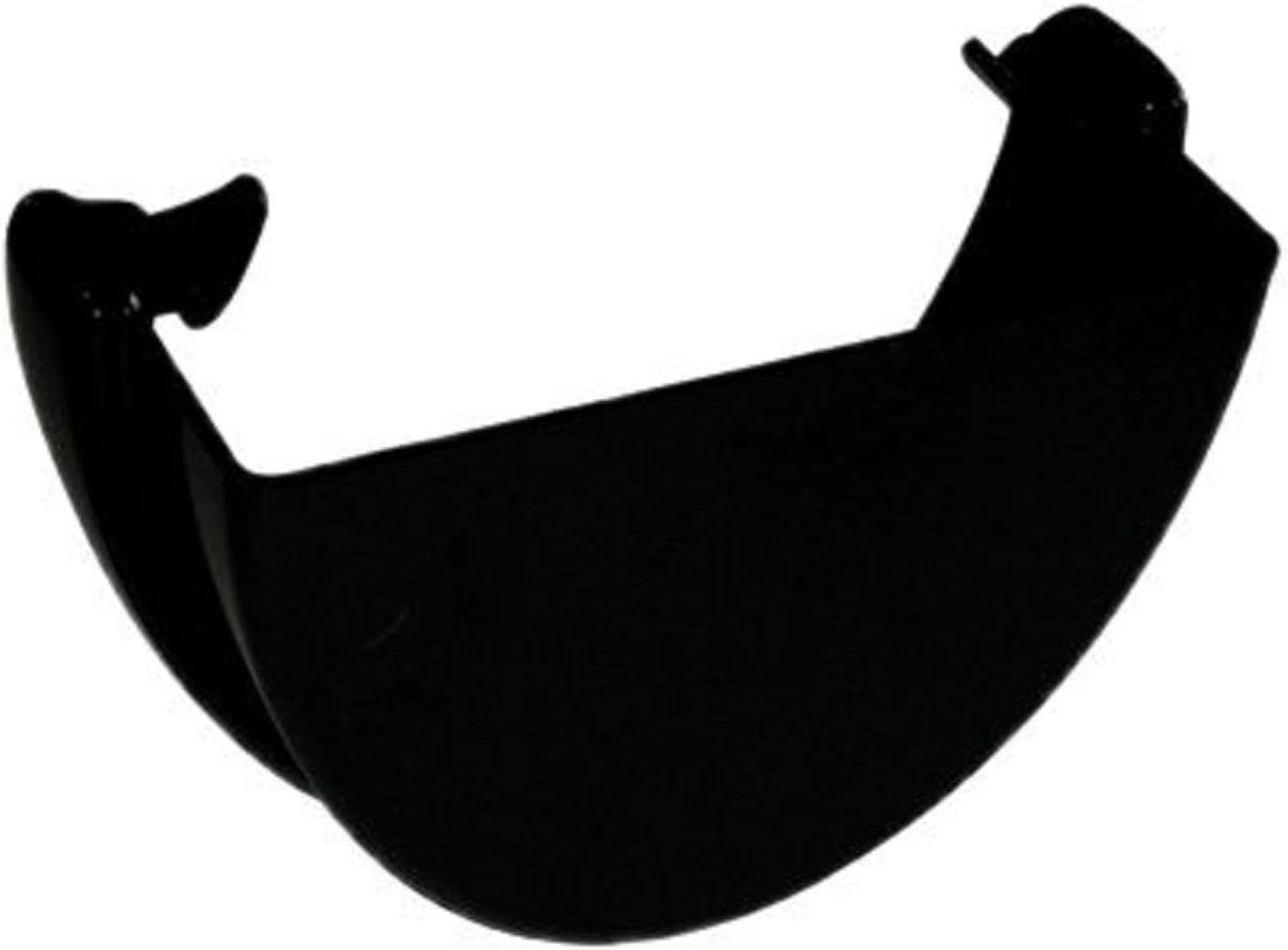 (115mm End Cap EXT) In the Floplast (BLACK) HiCap Guttering range