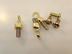 Grandfather Clock Weight Shell Open Hook Set of 3