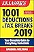 J. K. Lasser's 1001 Deductions and Tax Breaks 2019: Your Complete Guide to Everything Deductible