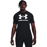 Under Armour Men's Sportstyle Logo Short Sleeve T Shirt, (001) Black / / White, 3X-Large