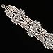 Holylove 4 Color Chunky Choker Shiny Bling Crystal Necklace for Women Jewelry Wedding Party Daily Accessories 1 Piece with Gift Box (N15-Gold)