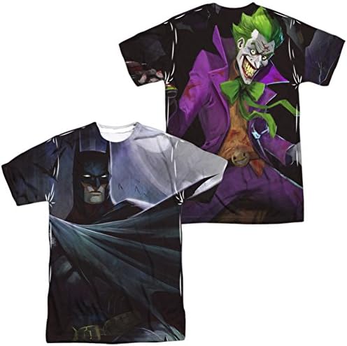 Infinite Crisis- Batman VS. Joker (Front/Back Print) T-Shirt Size L